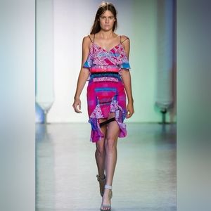 Peter Pilotto Cascade CM Runway Silk dress ( Size 4 )